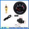 2''52mm Car Water Temperature Gauge 40~120 ℃ With Water Temp Sensor Water Temp Joint Pipe 1/8NPT Sensor Adapter Car Gauge 12V