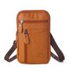 Genuine Leather Phone Chest Bag Large Capacity Messenger Bag Crossbody Phone Bag  Cell Phone