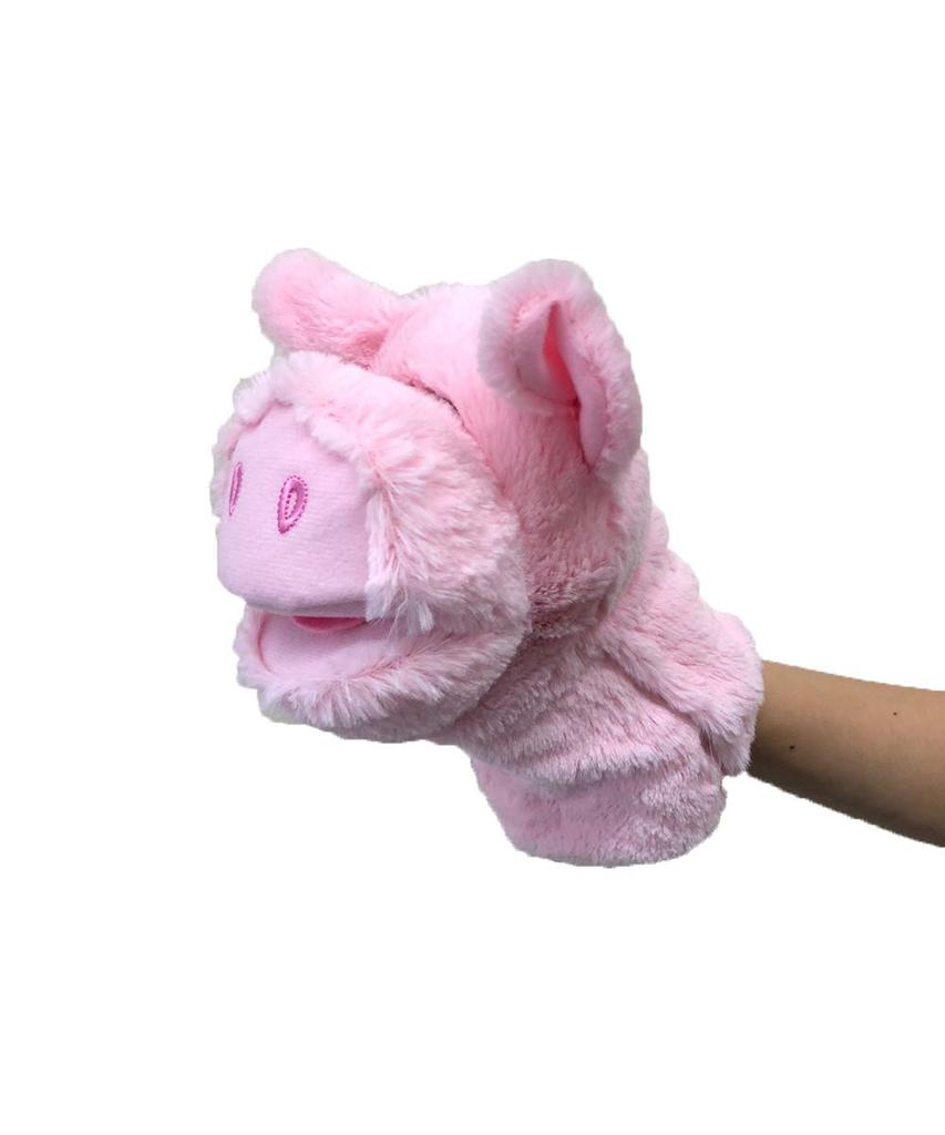 LEADWORKS Singing Animal Puppet, Pig, W24 X D10 X 30cm, Plush Doll, Cute for Kids and Babies, 50665
