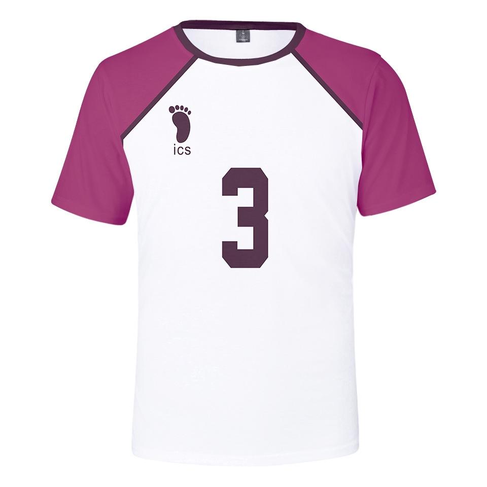 Anime Haikyuu Jersey 3D Print Sports Kid Tee Summer Men Women Short Sleeve Y2k Top Harajuku Cosplay Volleyball T-shirts