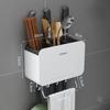 Трубка для палочек для еды, настенная, без дырокола, бытовая стойка для сливных ножей, кухонная многофункциональная стойка для хранения