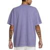 Nike Спортивная одежда SS25 Повседневная Простая Футболка с коротким рукавом и круглым вырезом Мужские топы Фиолетовый HJ0777-527
