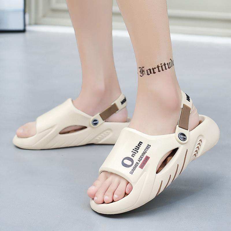 Summer Men's Massage Slippers Outdoor Sandals Beach Comfortable Soft Slides Indoor Casual Shoes Men Sandals