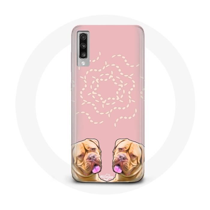 Coque - Samsung - Galaxy A70 - Dogue de Bordeaux - Symétrique - Souple