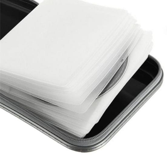 Коробка для хранения со специальными внутренними страницами Защита от влаги и пыли Компактная структура Кейс для хранения дисков Кейс-органайзер для DVD