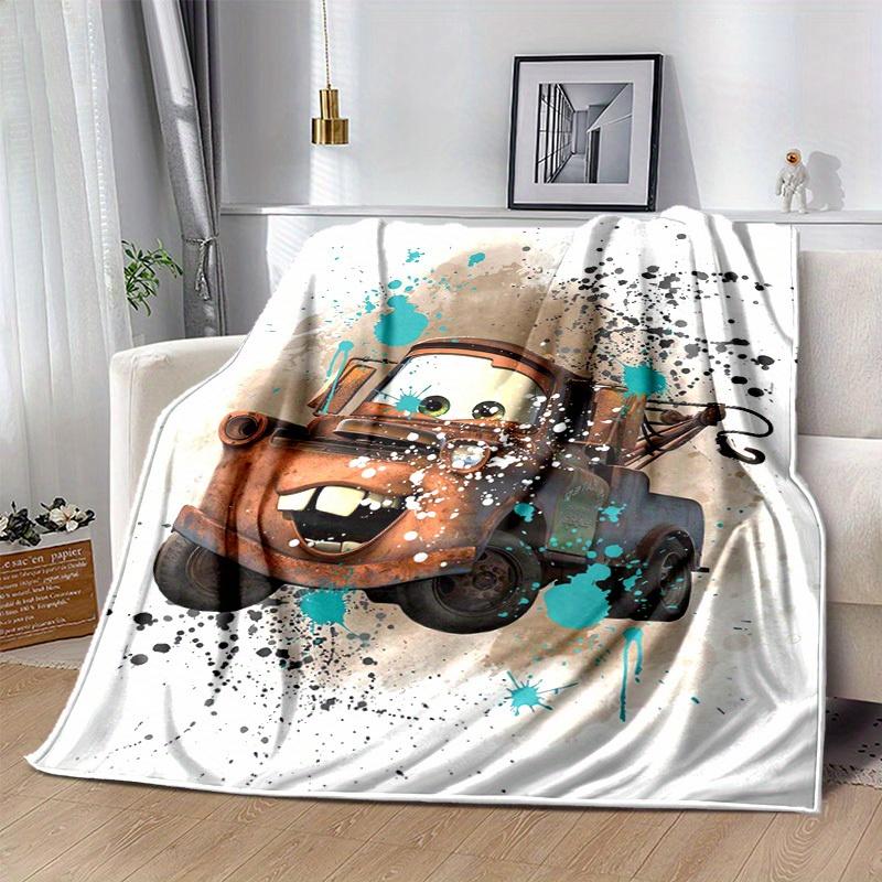 1PC Seasonal Universal Tow Truck Plush Blanket - Perfect for Home Decor, Cozy Blankets, Soft Flannel Throw Blanket, Living Room, Travel, Cam