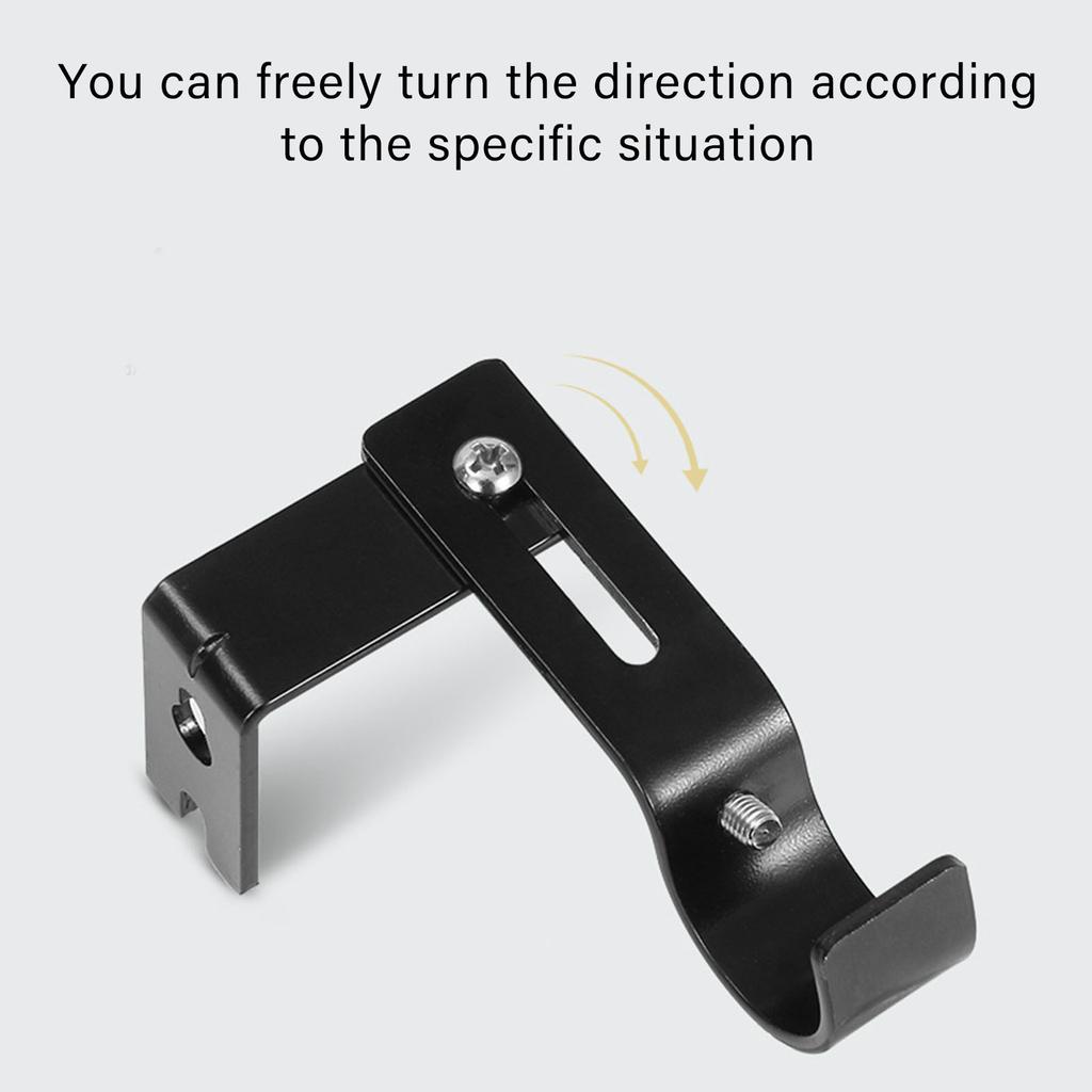 Регулируемый держатель для карнизов, сверхмощные держатели для карнизов, 4 шт. в упаковке, карнизы, крючки, вешалки для настенного держателя для штор, удлинитель