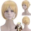 Cos Synthetic Short Hair Wig For Attack On Titan Characters High Temperature Fiber