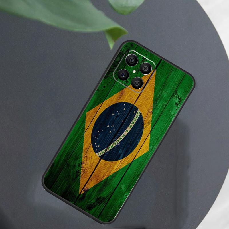 Brazil Brazilian Flag For Honor Magic 5 6 7 8 Pro Case For Honor 400 200 50 70 Lite X8c X8b X9a X9b X9c X9d Win RT