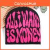 Letter Unisex Pattern Knitted Hat With Acrylic Fabric For Casual Look Street