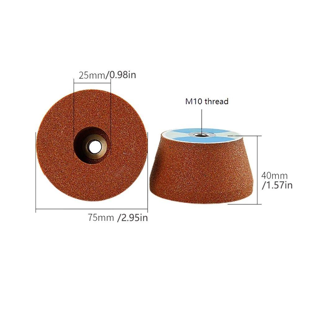 Белый корундовый камень полировальный круг наждачная чаша шлифовальная головка камень угловая шлифовальная машина отделка камня