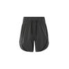 Jordan Solid Color Logo Print High Waist Straight Leg Shorts Women Shorts Black DQ4456-010