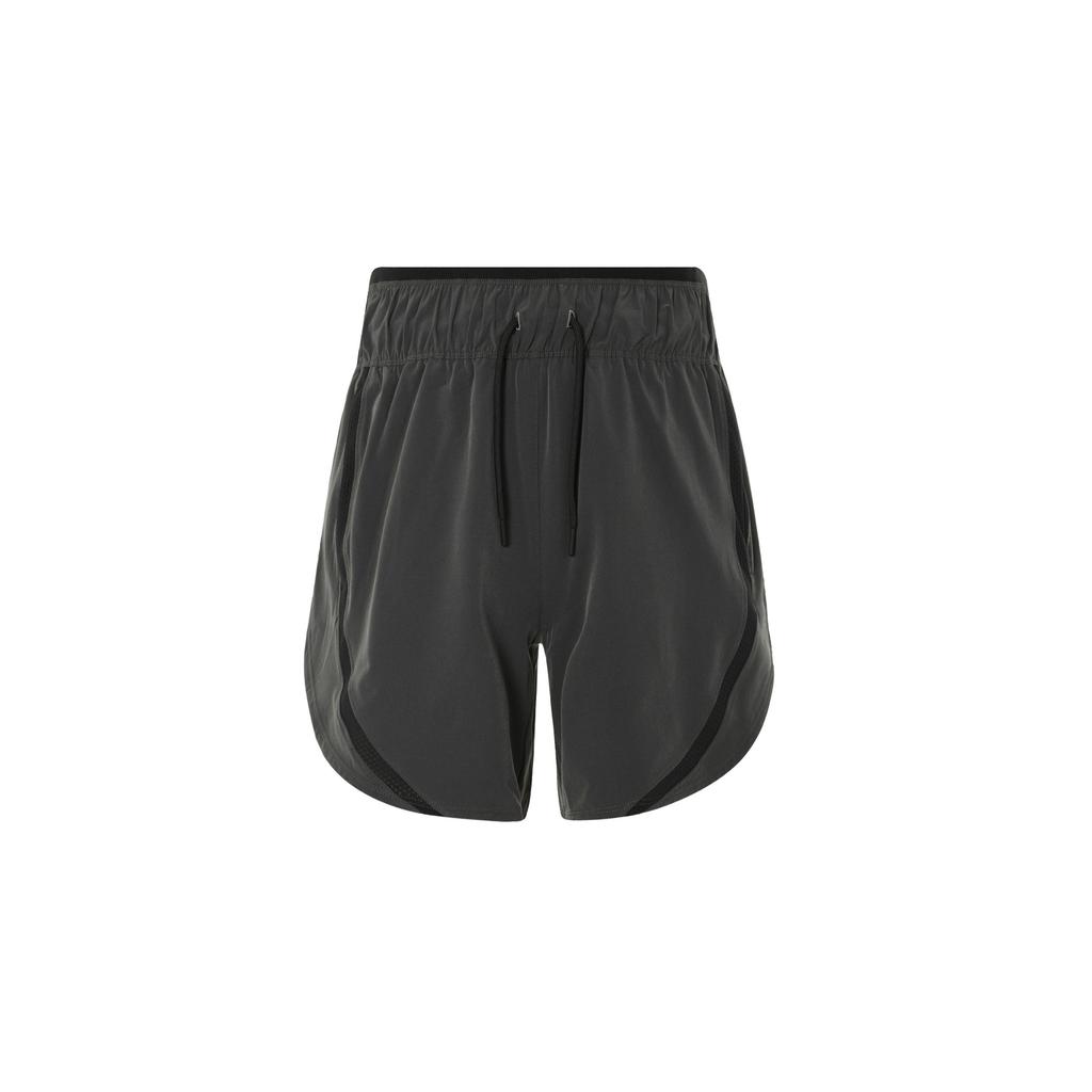 Jordan Solid Color Logo Print High Waist Straight Leg Shorts Women Shorts Black DQ4456-010