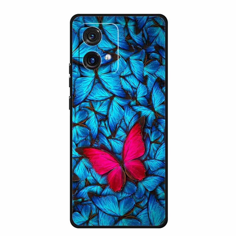 Для Motorola Moto G84 G54 5G Чехол Модный Мягкий Силиконовый Чехол из ТПУ Чехлы для Телефона для Moto G54 MotoG84 2023 Оригинальный Новый Тигр Capa