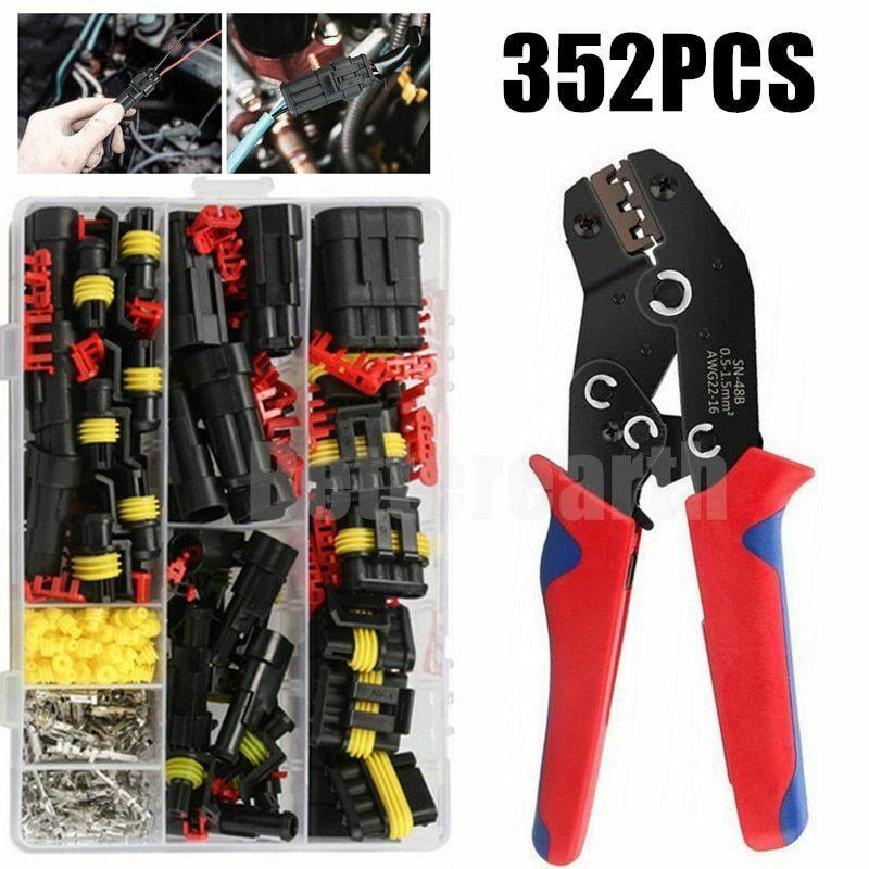 708/352 шт. 1 HID водонепроницаемые разъемы, автомобильный морской уплотнитель, электрический провод, разъем, жгут проводов для грузовика