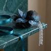 Elegant Moonlight Tulle Shark Clips Large Size Ancient Style Hairgrips  Daily