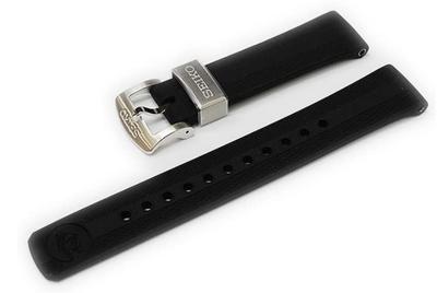 Оригинальный силиконовый ремешок Seiko Prospex R03E011J0 со щетиной кабана, 20 мм, для SBDC105, 6R35-00P0 и т.д.. / (Включает кисть)