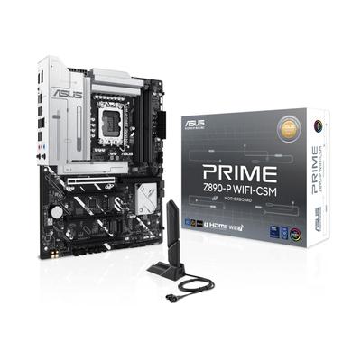 Материнская плата ASUS PRIME Intel Core Ultra, совместимая с LGA 1851 Z890 и DDR5 ATX, авторизованный отечественный дистрибьютор, продукт Z890-P WIFI-CSM