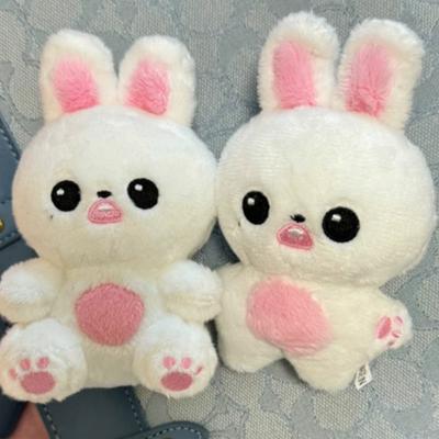 10 см плюшевая кукла брелок мультфильм милый кролик игрушка наполнитель PP хлопок подвеска сумка аксессуары брелок фанаты подарок