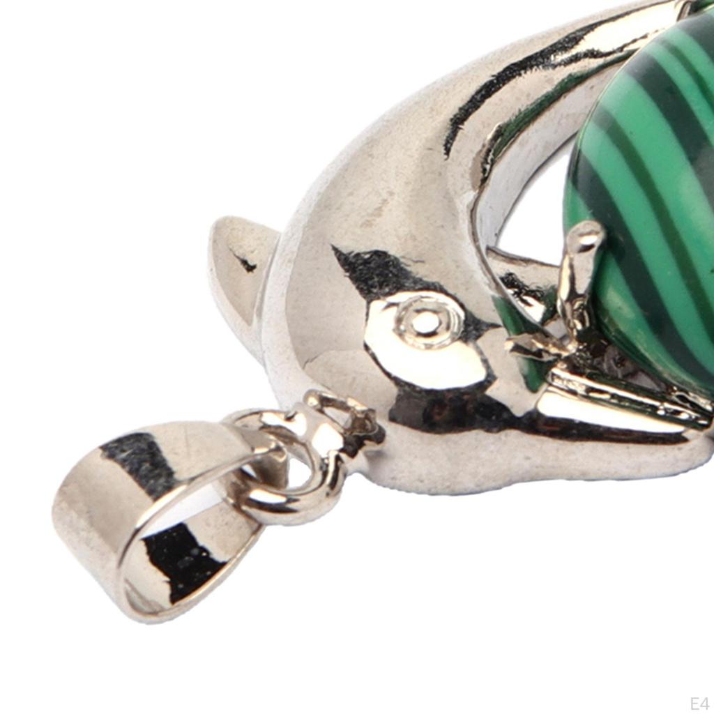 Dolphin Necklace Pendant Durable Keychain DIY Decoration Costume Jewelry Gifts for Party Valentine's