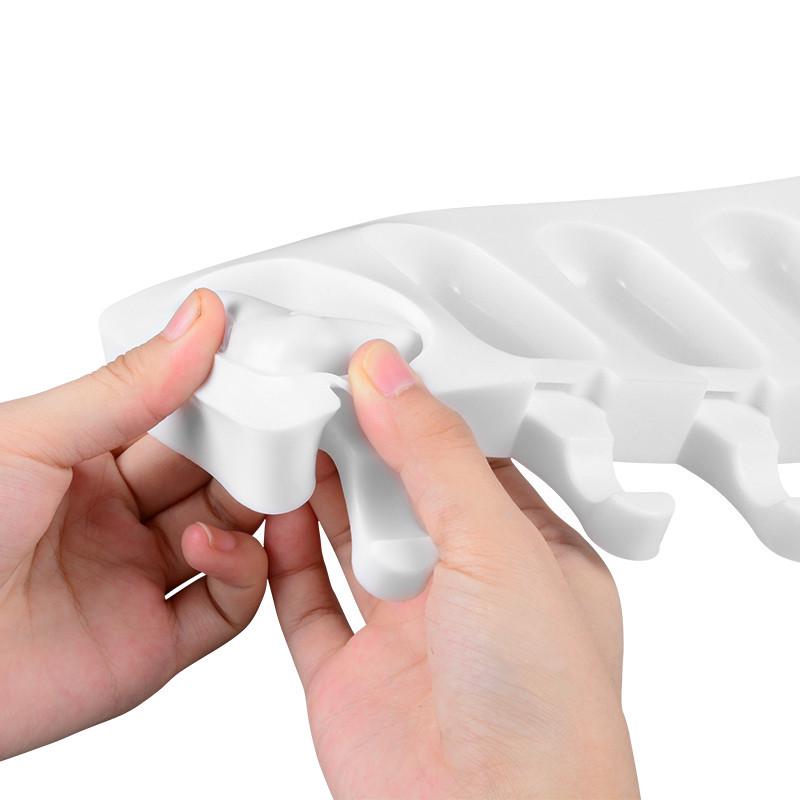 8 полостей для изготовления форм для мороженого, силиконовый толстый материал, формы для самостоятельного изготовления, формы для десерта, лоток с эскимо