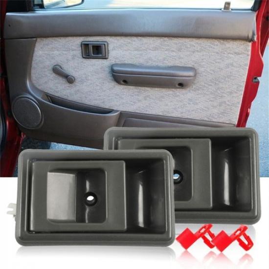 LH & RH Interior Door Handles For 1987-2000 Toyota Tacoma 4Runner Tercel Pickup