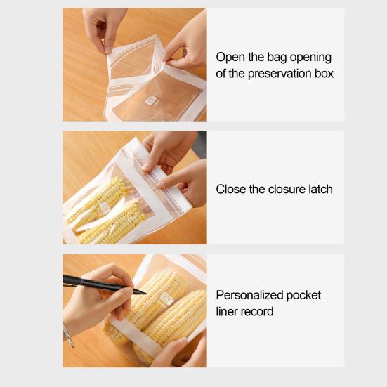 Многоразовые пакеты для заморозки Герметичные пакеты с многоразовой застежкой для хранения продуктов Пакет с дном для хранения на кухне, приготовления еды, овощей, закусок