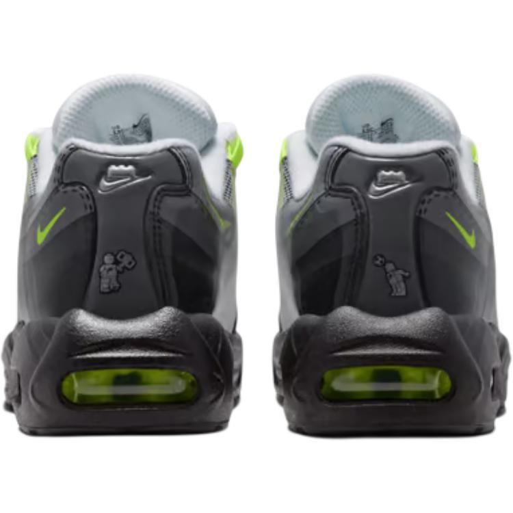 Nike X LEGO Air Max 95 Классические и универсальные низкие детские кроссовки для бега Черные Дети возрастом от 3 до 7 лет IU1715-002