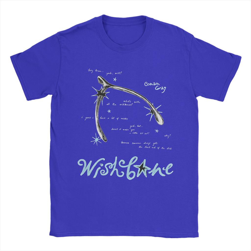 Конан Грей Wishbone Альбом Футболка Летние Хип-Хоп Футболки Мужские 100% Хлопок Круглый Вырез Свободный Покрой Короткий Рукав Забавные Топы