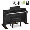 [Amabile Official] Amabile Genuine Accessory Set for Casio AP-550 Digital Piano (Standard Warranty, Black Wood Finish) with 88-Key Wooden Keyboard, CE