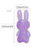 3.5/5ml Cute Bunny Shape Lip Gloss Tube Keychain Rabbit Lip Glaze Empty Container Cosmetic Package Material with Key Chain