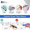 12 blue rubber pens 0.5mm rubber pens rechargeable ballpoint pens erasable and durable