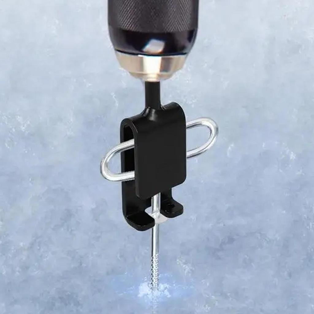 Ледовые колья с резьбой Универсальные Металлические колышки для палатки для рыбалки на льду Адаптер-бур для ледобура для кемпинга и выживания на открытом воздухе