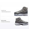 Детские кроссовки Air 11 Retro GS Cool Grey 2021 Medium-Grey White 378038-005