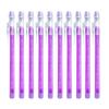 10 шт. прозрачных карандашей, не требующих заточки, складные карандаши, многоточечные, выдвижные, пластиковые карандаши