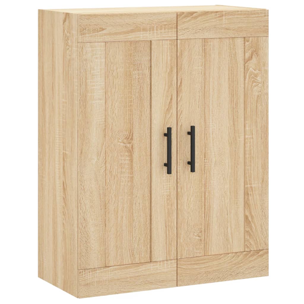 Высокий комод Sonoma Oak 69,5x34x180 см Древесно-стружечная плита
