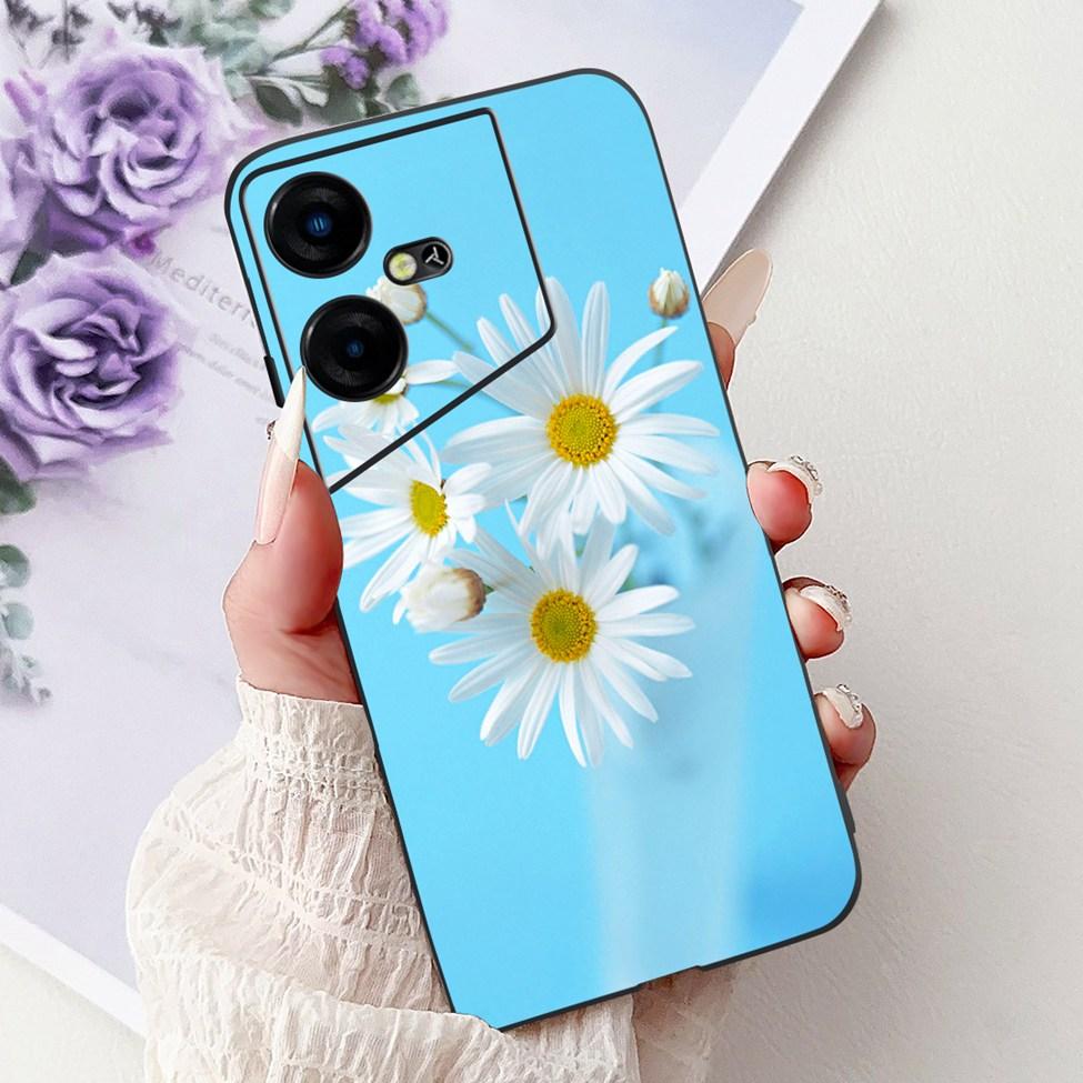 6,82'' Для Tecno Pova Neo3 LH6n Задняя крышка Для Tecno Pova Neo 3 Чехол Силиконовый Роскошный Модный Милый Мультяшный Кот Ударопрочный Funda
