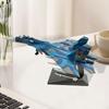 SU-33 Fighter Diecast Alloy Aircraft Toy 1/100 Scale Collectibles Decoration Collection for Boys