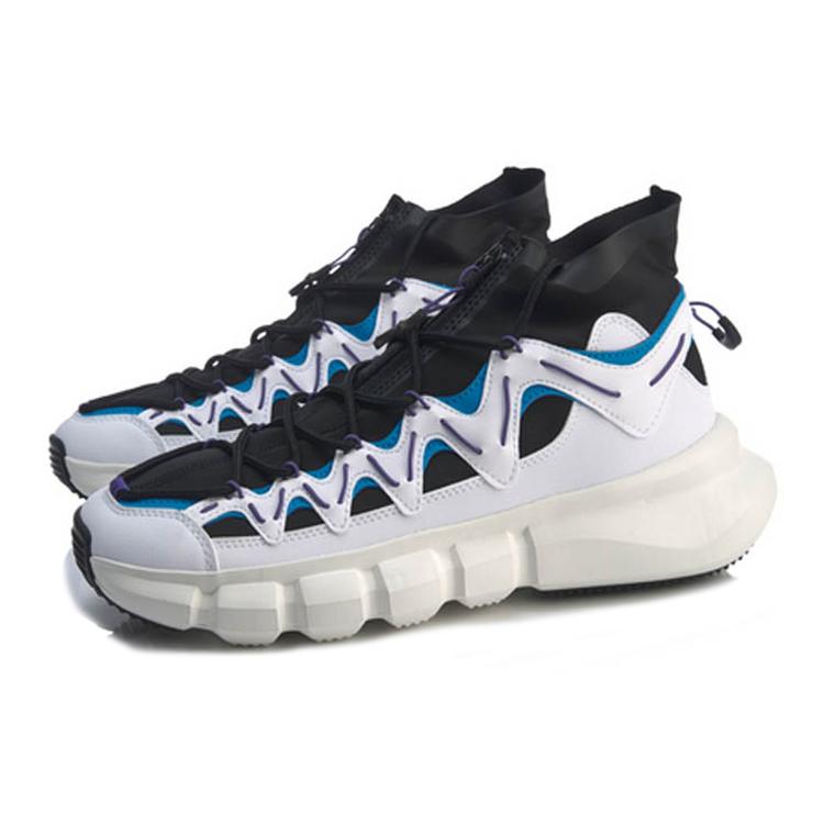 Li Ning Essence 2.3 Discovery Низкие Винтажные Баскетбольные Кроссовки Мужские Черно-Белые AGBP077-5