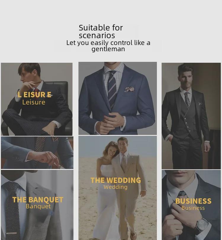 Мужской галстук из полиэстера для бизнеса, свадьбы, повседневного ношения, для жениха и шафера