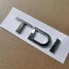 2026 Hot 3D Chrome glossy black ABS TDI car rear Emblem sticker for Audi A1 A3 A4 A5 A6 A6L A7 A8 S3 S6 Q3 Q5 Q7 TT S RS