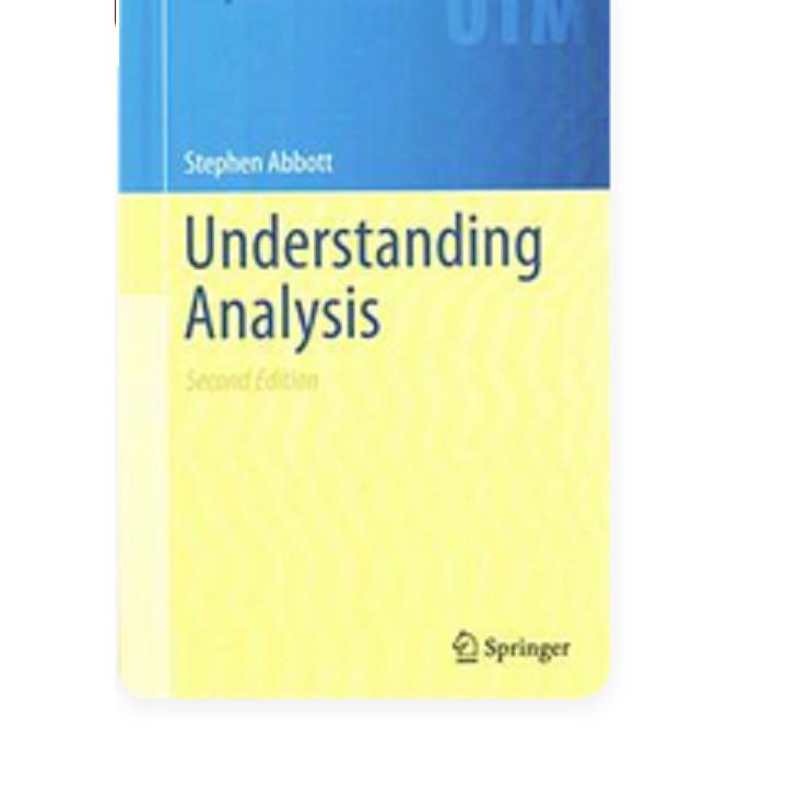 Understanding Analysis Paperback G395 UKN609