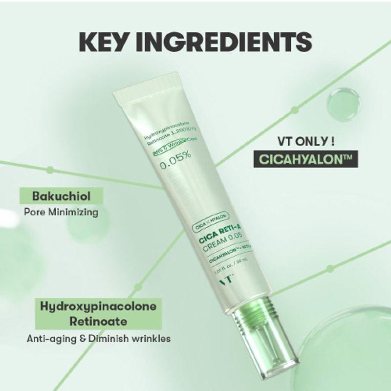 VT COSMETICS Крем Cica Reti-A 0.05 30мл