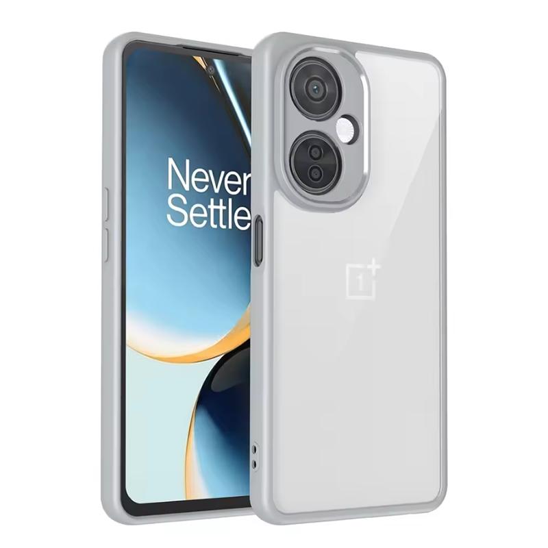 Чехол для Oneplus Nord N30 Чехол для телефона 1+Nord N30 CPH2515 Чехол-подушка Ударопрочный Силиконовый бампер Прозрачная матовая задняя крышка Жесткий