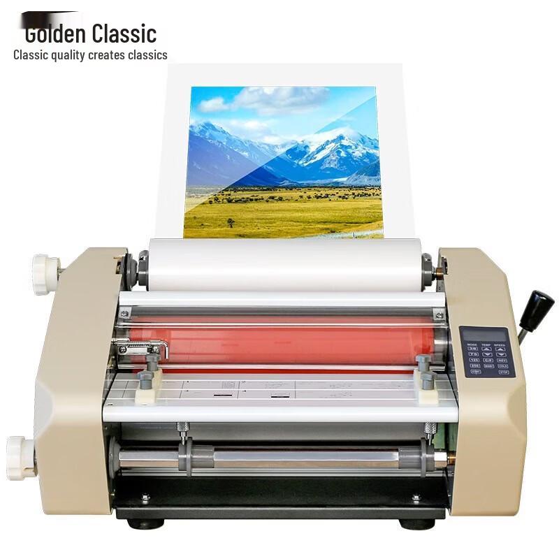 Золотая ламинаторная машина Golden GD-FM350, китайская вилка (адаптер в комплекте)