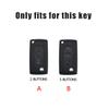 Zinc Alloy Car Key Case Cover Protection Shell For Peugeot 107 207 307 307S 308 407 607 807 3008 5008 Auto Key Bag Accessories