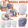 Бетонная форма для цветочного горшка Форма в виде черепов Подставка для ручек Форма для цементного контейнера Силиконовая форма Кашпо для суккулентов Форма для бетонной вазы