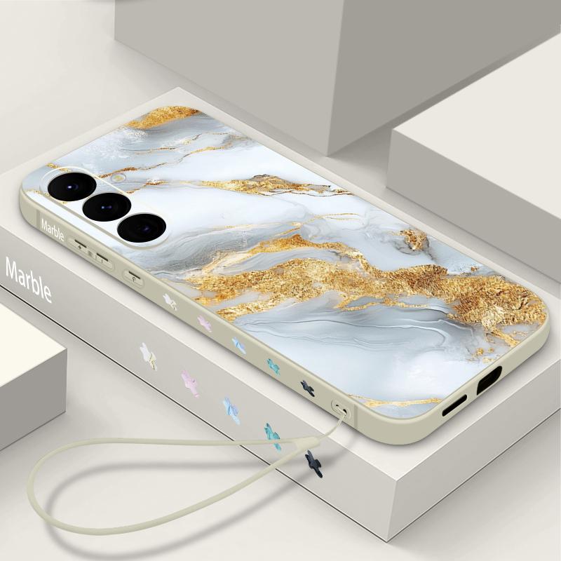 Акварельный мраморный чехол для Samsung Galaxy S26 S25 Ultra S24 S23 S22 Plus S21 FE A15 A16 A17 A35 A36 A54 A55 A56 5G Мягкая крышка