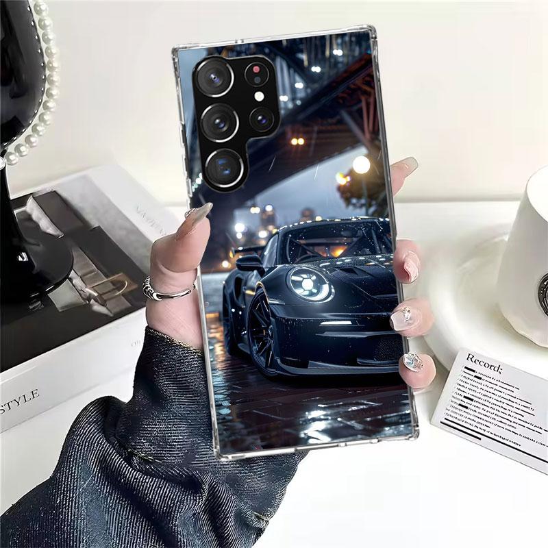 Спортивный автомобиль 911 Мягкий чехол для телефона для Samsung Galaxy S22 S23 S24 S25 Edge S26 Ultra S20 FE S21 Plus + Fundas Coque Galaxy S20 S21 S