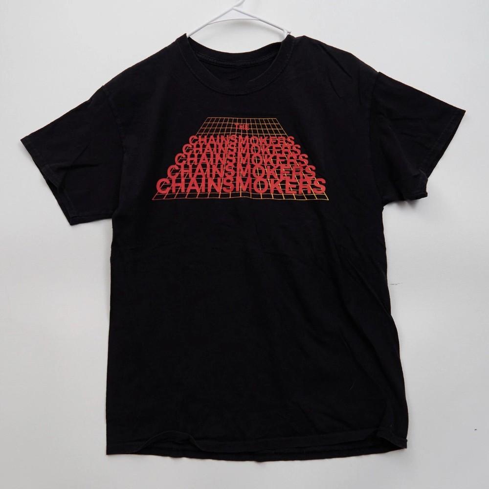 The Chainsmokers Band Shirt S-5XL Black Color Full SIze Shirt Unisex Unisex T-Shirt